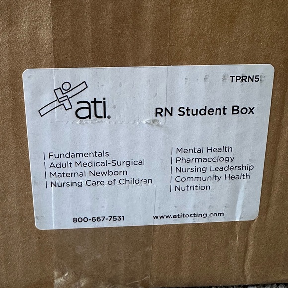 BRAND NEW RN ATI BOOK BOX!!! - Picture 1 of 2